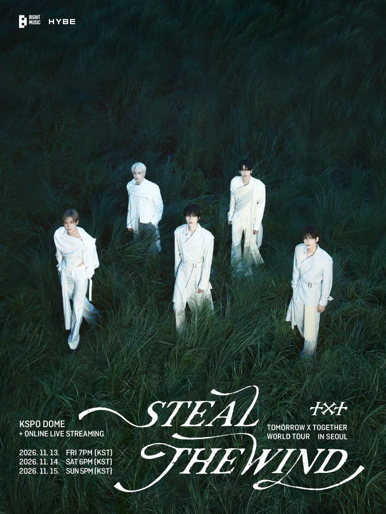 TOMORROW X TOGETHER WORLD TOUR <STEAL THE WIND> IN SEOUL 포스터