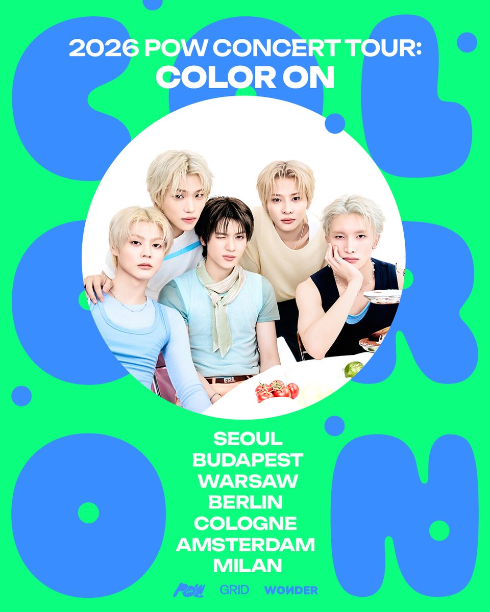 2026 POW CONCERT: COLOR ON IN SEOUL 포스터