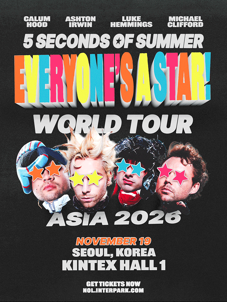 2026 5 Seconds Of Summer 내한공연 포스터